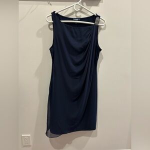 Chaps Navy Cocktail Dress